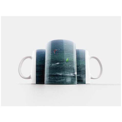 фото Кружка "пер, городская жизнь, темный" 320 мл lotsprints