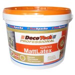 Краска латексная DecoTech Professional Mattlatex влагостойкая моющаяся матовая - изображение