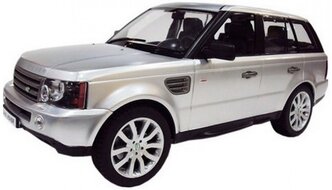 Внедорожник Rastar Land Rover Range Rover Sport (28200), 1:14, 34.4 см, серебристый