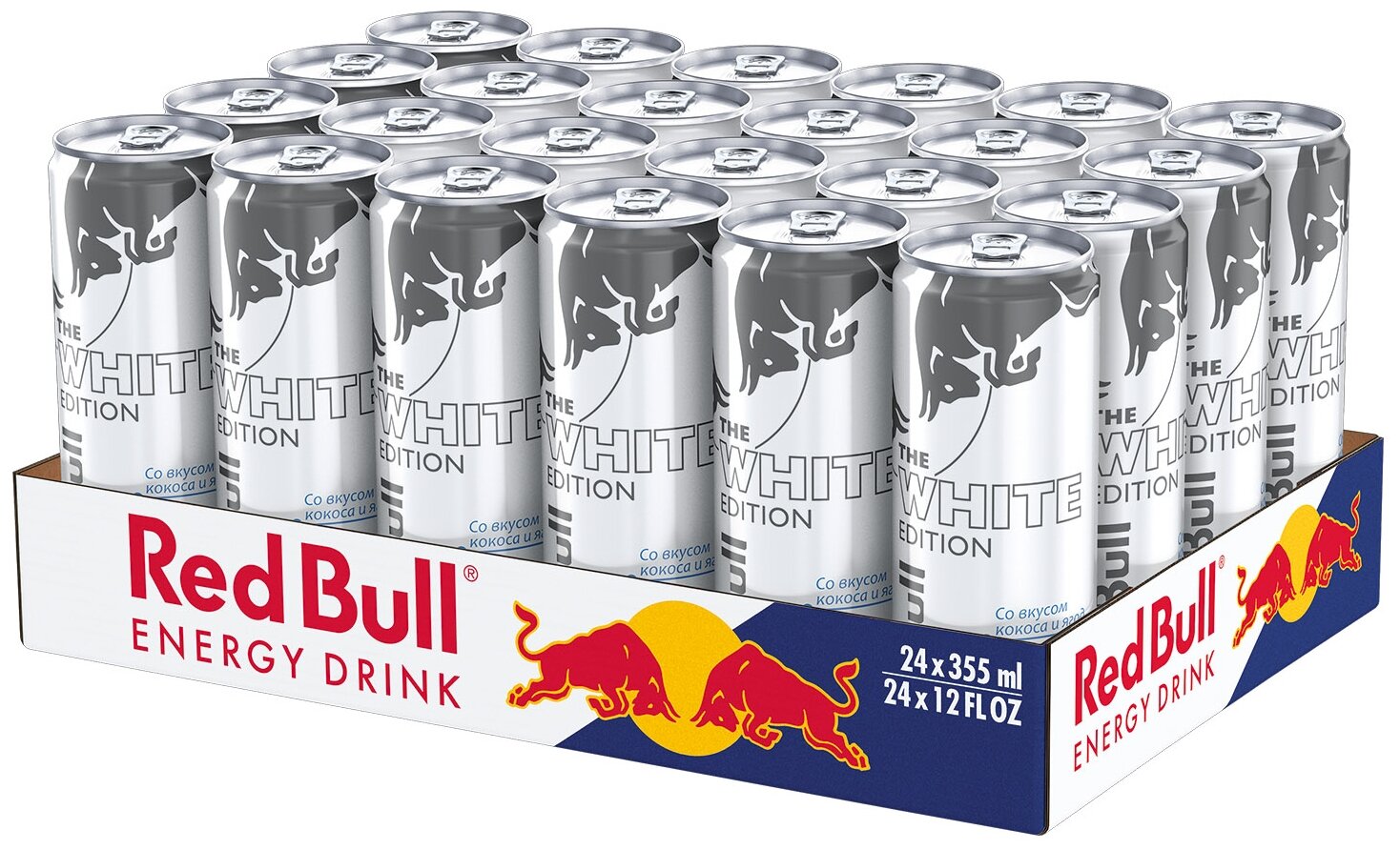 Напиток Энергетический Red Bull кокос с ягодами 0.355л х 24 шт - фотография № 2