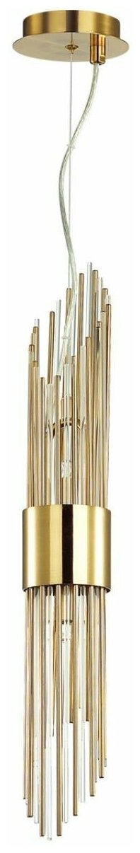 Светильник Odeon Light Flambi 4847/2, GU10, 80 Вт, кол-во ламп: 2 шт., цвет: золотистый - фотография № 1