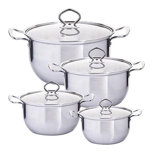 фото Набор посуды 8пр 1,2+1,6+2,2+3 л mayerboch 29352 ksmb-29352 mayer & boch