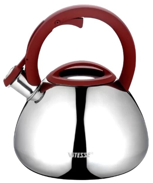 Vitesse Чайник со свистком VITESSE VS-1131 2.7 л, 2.7 л, серебристый