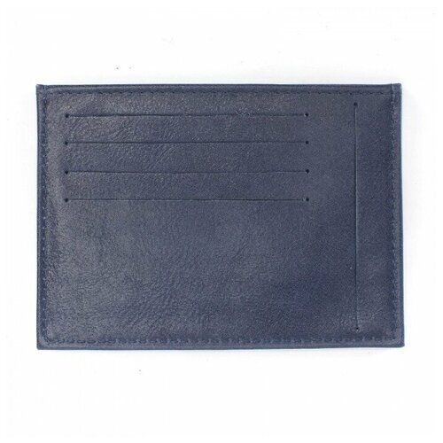 Визитница-кардхолдер Croco-В-207 н/к, 1отд, 9карм, синий крек (217) 238508