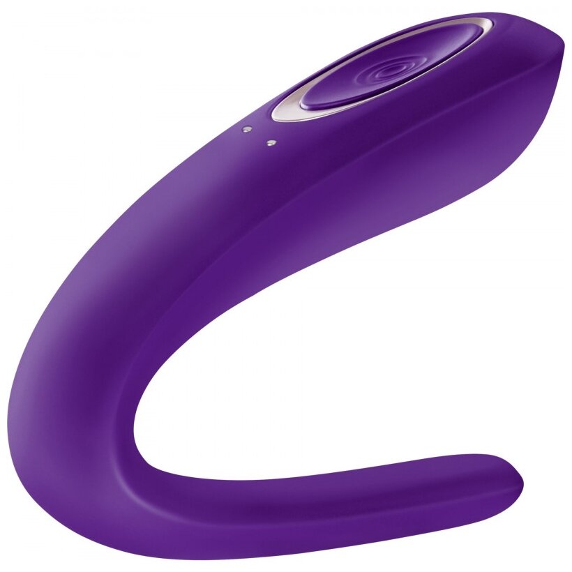 Satisfyer Вибратор силиконовый Partner Toy/Double Classic 7 см, фиолетовый