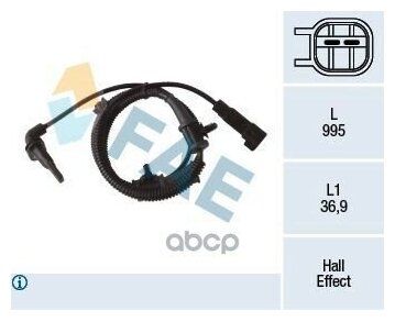 Датчик Abs Перед Astra J 3D FAE арт. '78262