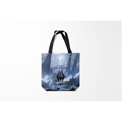 фото Сумка-шоппер / 40х40 см / геймерам / the elder scrolls 5 skyrim burnettie