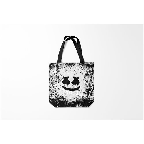 фото Сумка-шоппер / 40х40 см / разная музыка / marshmello melt маршмелло burnettie