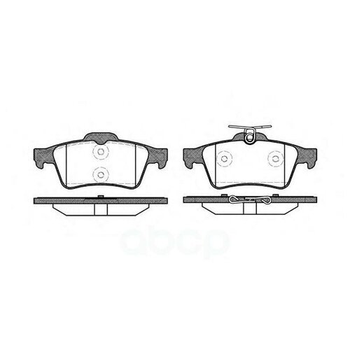 842 20_колодки Дисковые З. ! Saab 9-3, Opel Vectra, Ford Focus 1.4-3.2 02> Remsa арт. 084220
