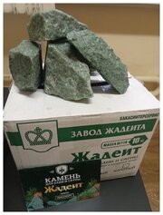Жадеит Хакасинтерсервис колотый камни для бани и сауны (фракция 7-14 см) упаковка 10 кг