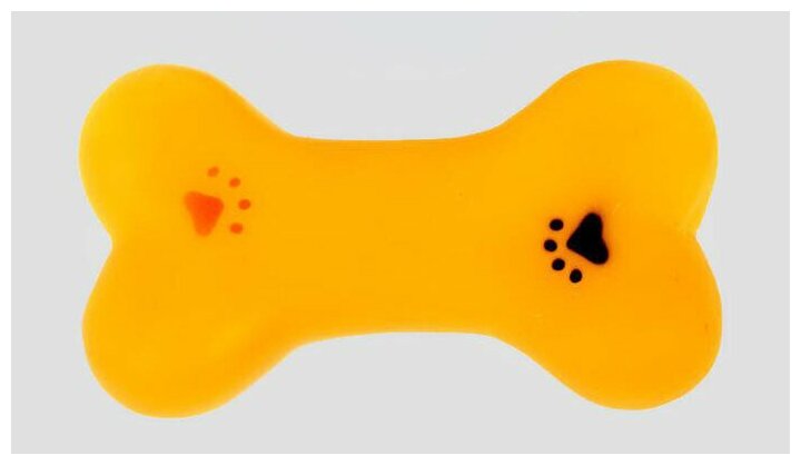 Игрушка пищащая малая "Косточка с лапками" для собак, 8,5 см 1121025 - фотография № 12