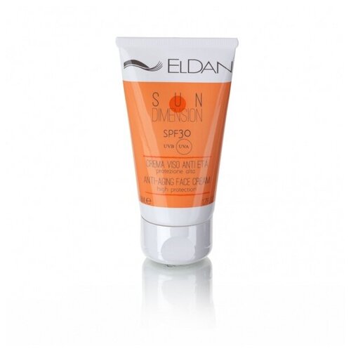 фото Защита от солнца eldan cosmetics spf 30 anti-aging face cream very high protection, 50мл