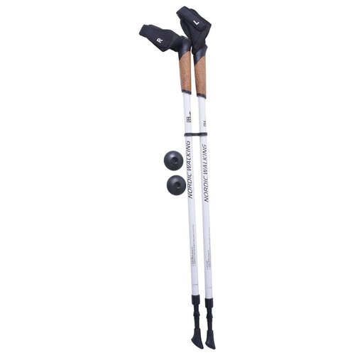 Телескопические палки для скандинавской ходьбы KAISER SPORT, NORDIC WALKING WHITE, SL-2B-2-135 WHITE, SL-2B-2-135-W