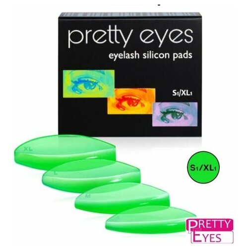 Pretty Eyes Валики для ламинирования ресниц Pretty eyes soft (набор из 4 валиков S1/XL1)