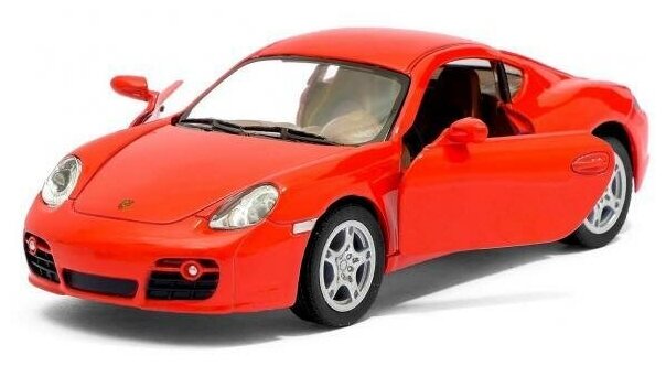 Машинка модель PORSCHE CAYMAN S в коробке Kinsmart KT5307W