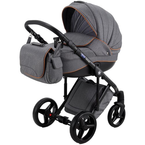 Коляска классическая 3 в 1 Be2Me Cascade серый