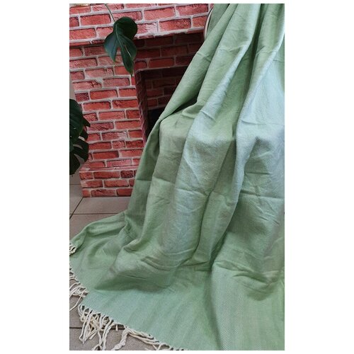 Плед 100% хлопок. Елочка (Омела) 145х180