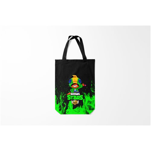 фото Сумка-шоппер / 31х42 см / геймерам / brawl stars leon burnettie