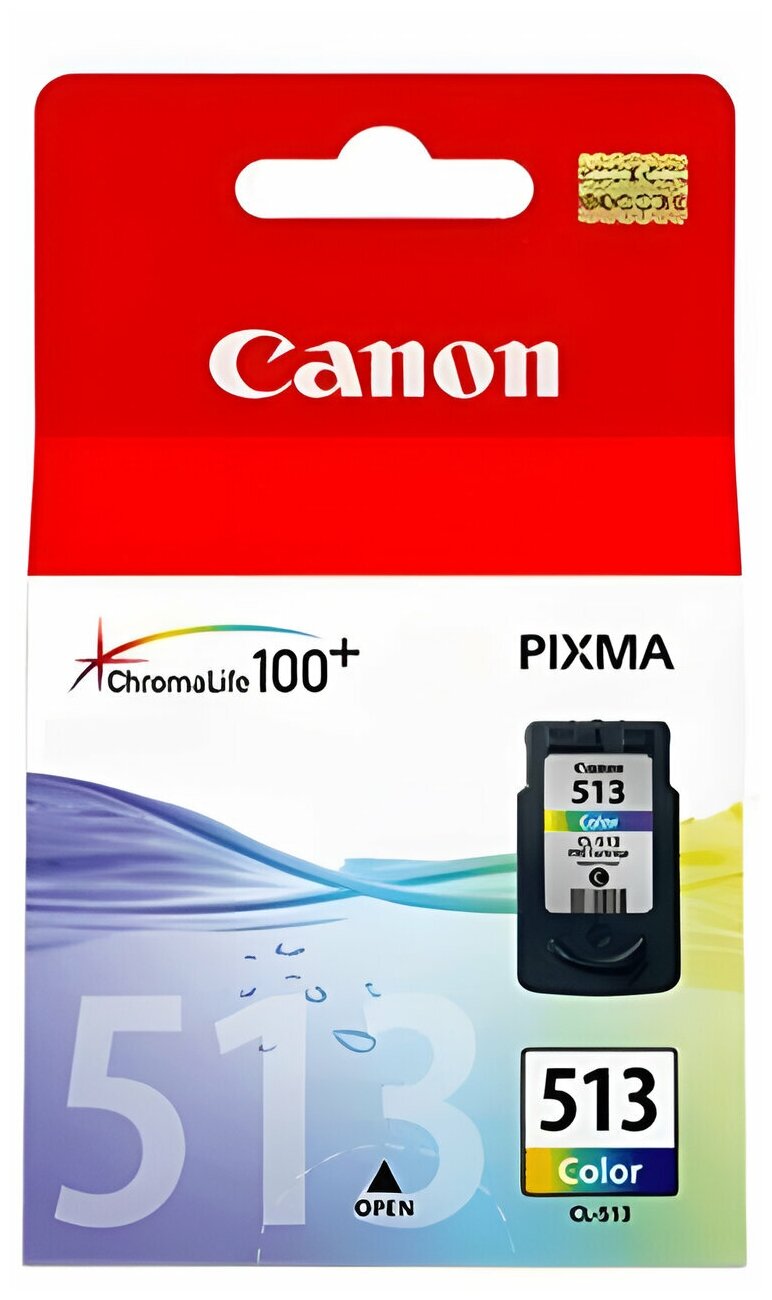 Картридж Canon CL-513 - 2971B007 оригинальный струйный картридж Canon (2971B007) 350 стр, цветной
