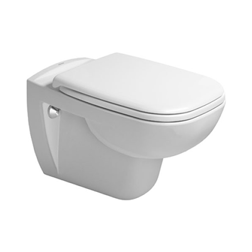 Унитаз Duravit D-Code 25350900002/0067310000, подвесной с крышкой-сиденьем чаша унитаза подвесная duravit d code 253509 с горизонтальным выпуском белый