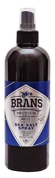 Brans Premium Спрей для укладки волос Sea Salt Spray, 100 мл