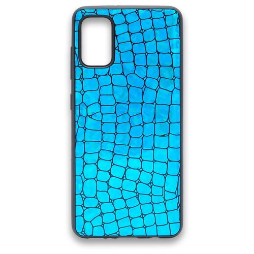 фото Чехол-накладка fantastic skin для samsung galaxy a41 бирюзовая ycase