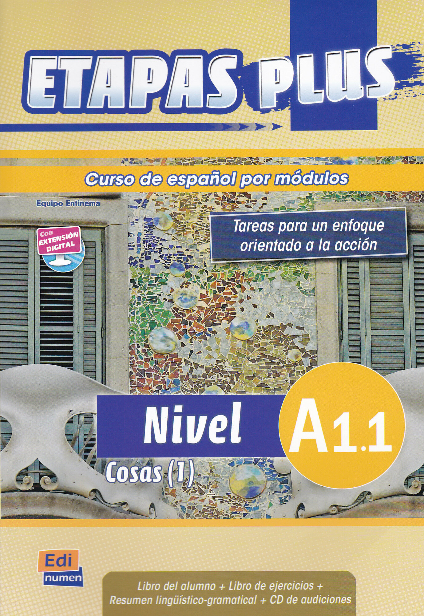 Etapas Plus A1.1 Alumno + Ejercicios +CD+Extensi?n digital - фото №1