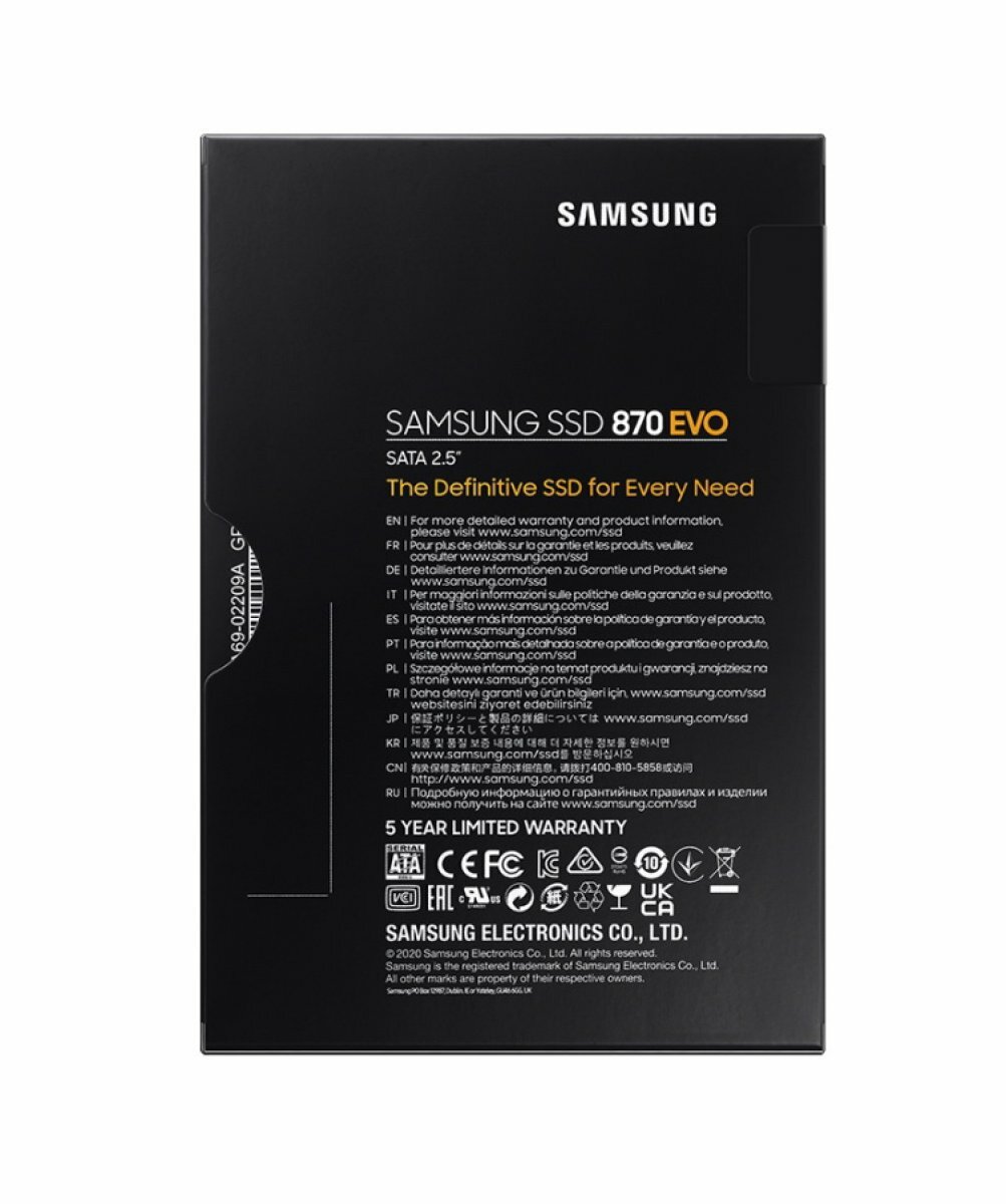 SSD накопитель SAMSUNG 870 EVO 2ТБ, 2.5", SATA III - фото №20