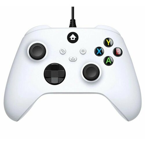 Проводной геймпад джойстик для компьютера ПК и игровой приставки белый 299000₽