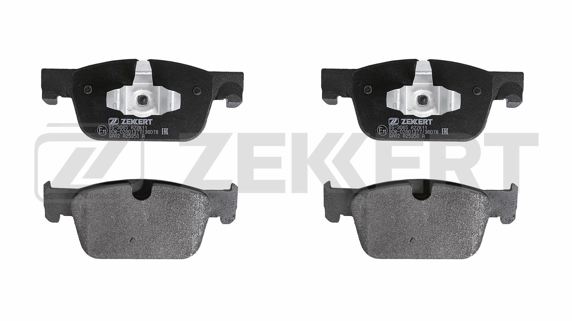 Колодки тормозные дисковые передние для Вольво S60 3, S90 2, V90 2 BS-3065 ZEKKERT