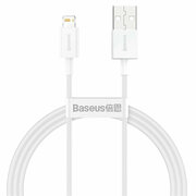 Кабель USB BASEUS Superior Series USB - Lightning, 2.4А, 12W, 1 м, белый