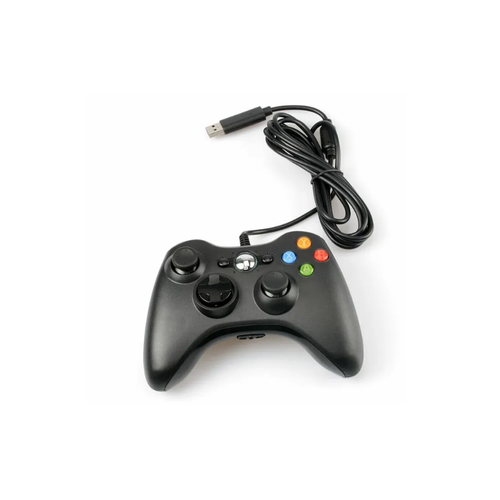 Джойстик геймпад проводной для Xbox 360 и PC Черный 105300₽