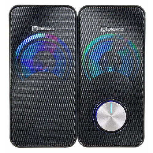 Колонки Оклик OK-122 20 черный 4Вт 159300₽
