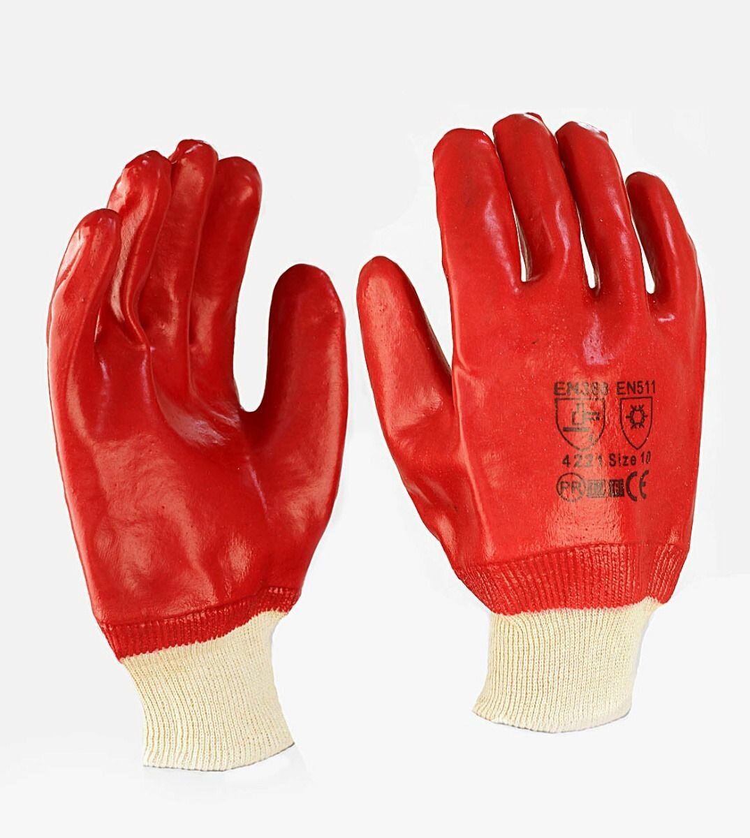 фото Перчатки МБС Гранат (ПВХ облив)