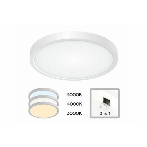 Светильник накладной Бейсик 7 кв м 23 см 5750₽