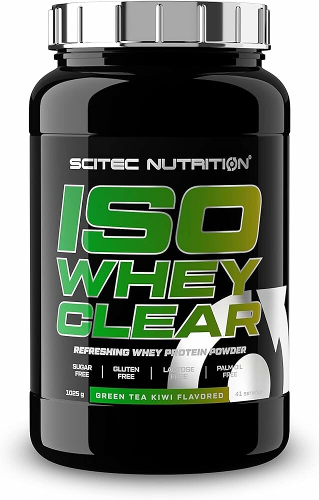 Scitec Iso Whey Clear 1025g (Зеленый чай с киви)