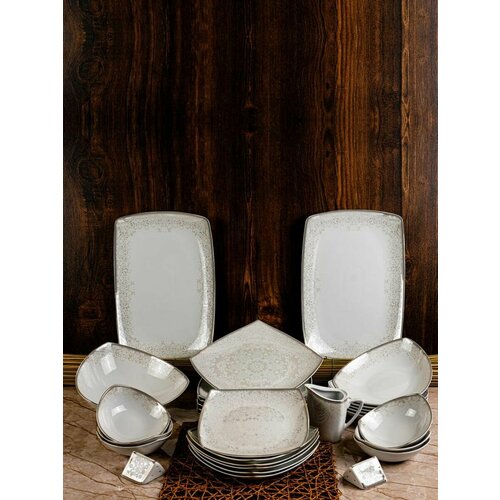 Столовый сервиз на 6 персон из 30 предметов от бренда Aheil