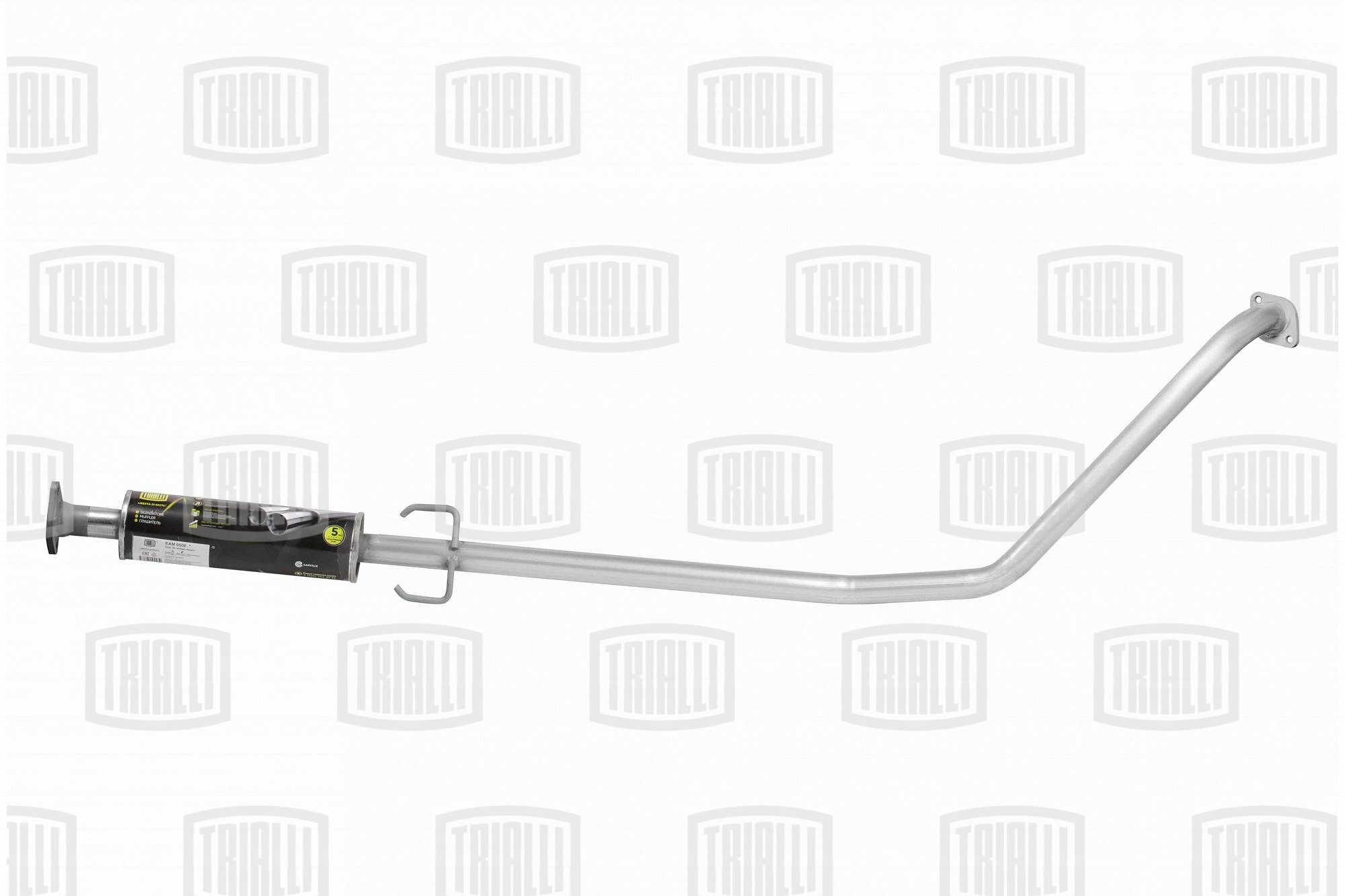 Глушитель для автомобилей Chevrolet Aveo (02-) дополнительный (резонатор) (алюминизированная сталь) TRIALLI - фото №17