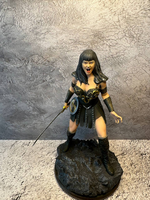 Зена королева воинов Xena Warrior Princess v.2 фигурка (окрашена) (15 см / Разноцветный (покрашен))