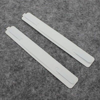 Скрепка для скоросшивателя 150х20 мм, белая, самоклеящаяся в сборе (10 шт)