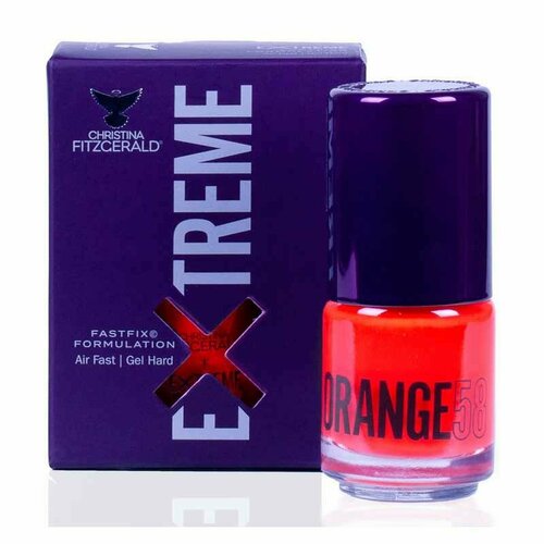 Лак для ногтей - ORANGE 58 15 мл Christina Fitzgerald Extreme Orange 58 15 мл christina fitzgerald лак для ногтей extreme 15 мл 60 orange