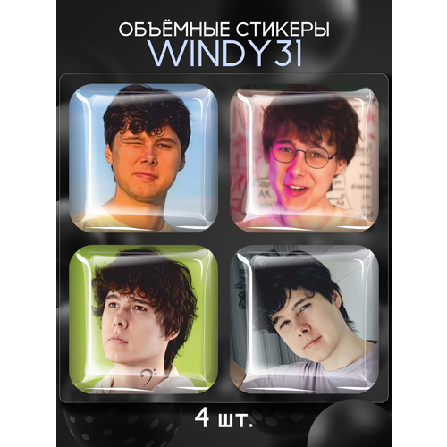 Наклейки на телефон 3D стикеры Windy31 Андрей Винди