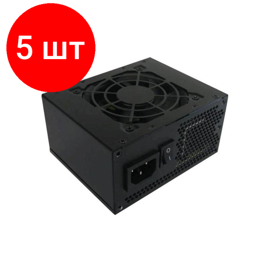 Комплект 5 штук, Блок питания Aerocool (24+4+4pin) SFX 400W SX-400 80mm fan 3xSATA RTL