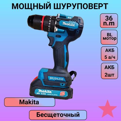 Шуруповерт 21V 36 Нм кейс 7500₽