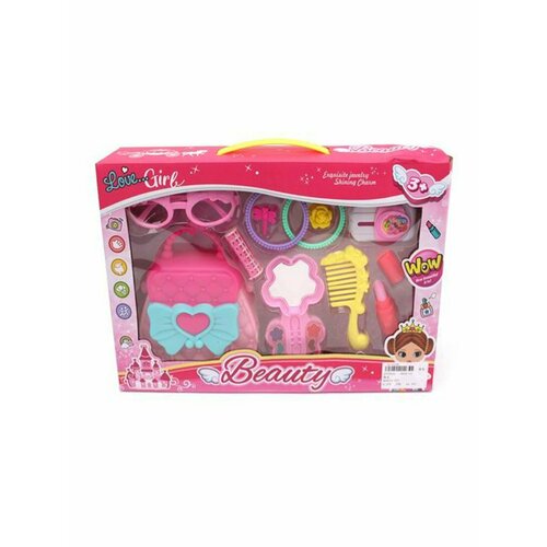 Игровой набор Стилист в комплекте предметы 12шт Shantou Gepai B668-15 882₽