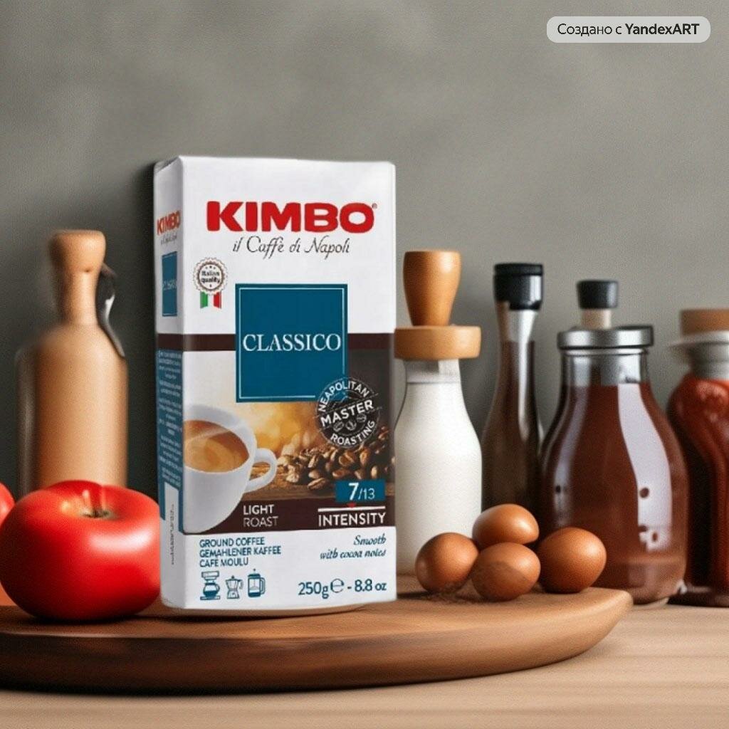 Кофе молотый Kimbo арома классико, 250 г - фото №13