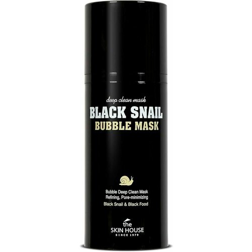 THE SKIN HOUSE Кислородная маска Black Snail Bubble Mask кислородная маска с муцином улитки black snail bubble mask 100мл