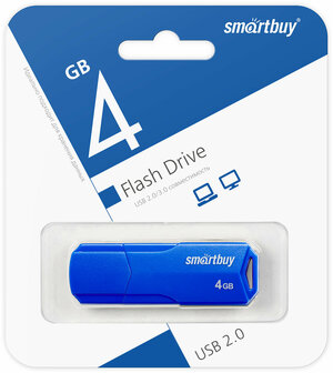 UFD 2.0 SmartBuy 004GB CLUE Blue (SB4GBCLU-BU)