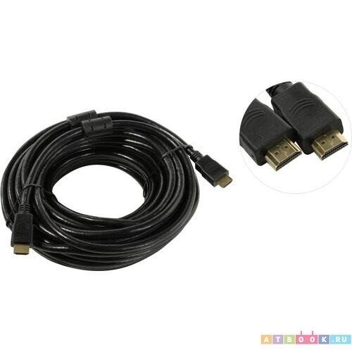 Кабель HDMI Exegate EX287727RUS 19M/19M, v2.0, 15м, 4K UHD, Ethernet, ферритовые кольца, позолоченные контакты - фото №4