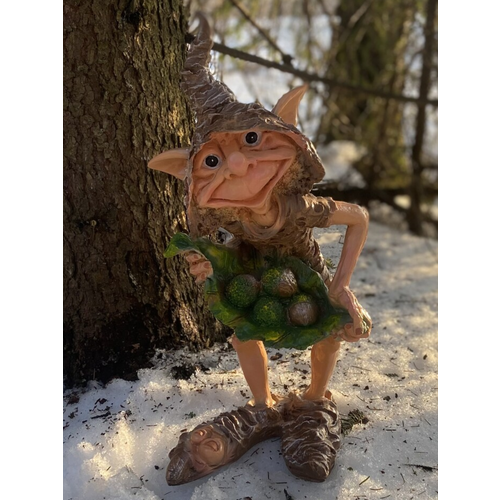 Садовая фигурка Тролль лесной 25х22х45
